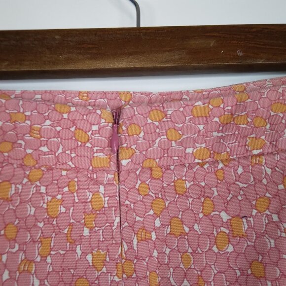 TALBOTS Printed Cotton Stretch  Skirt Size 10 - Picture 6 of 9